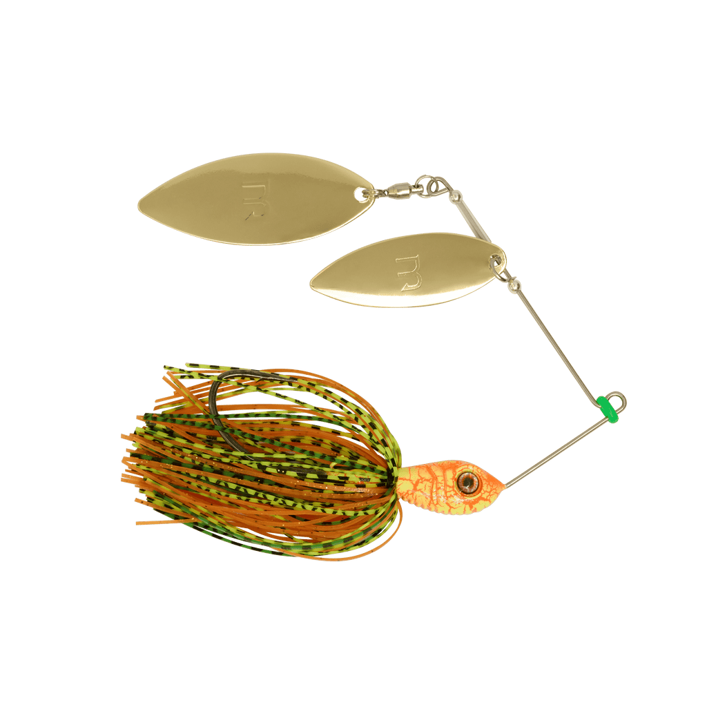 MONSTERBASS Blade Burner Double Willow Spinnerbait 3/8 oz Mustad Hook