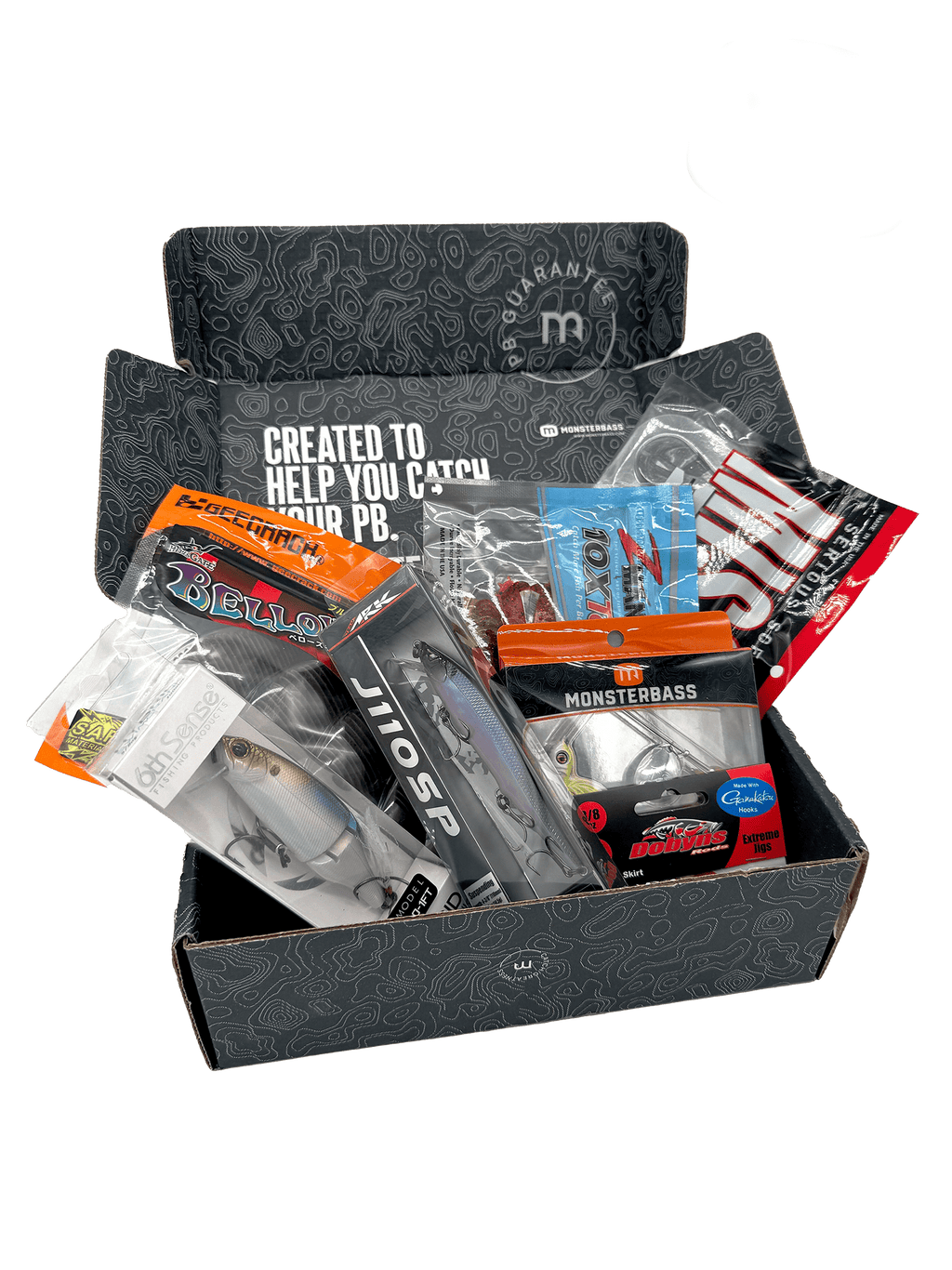 MONSTERBASS Mystery Tackle Box 5-12 Seasonal Bass Baits Subscription
