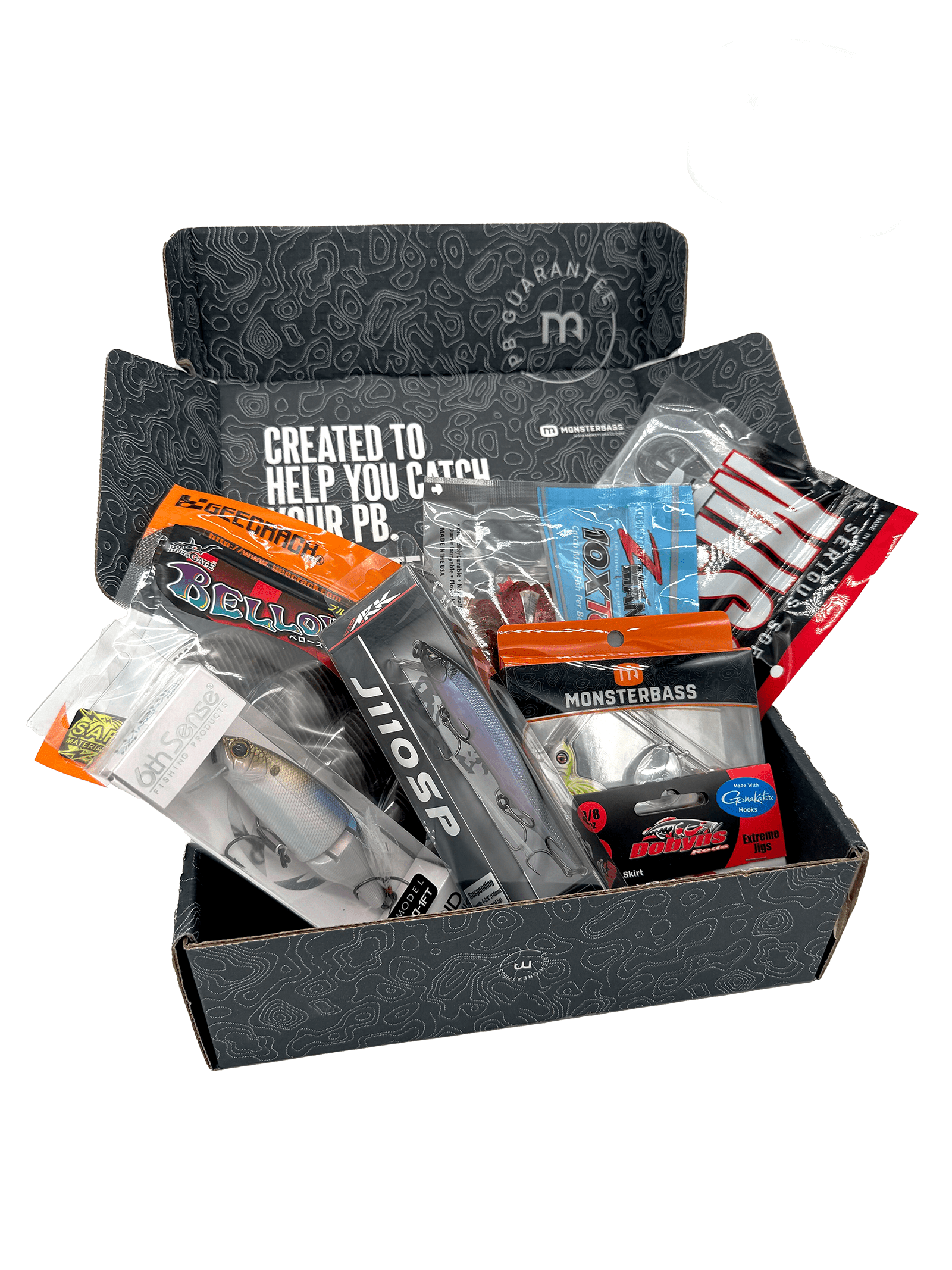 MONSTERBASS Mystery Tackle Box 5-12 Seasonal Bass Baits Subscription