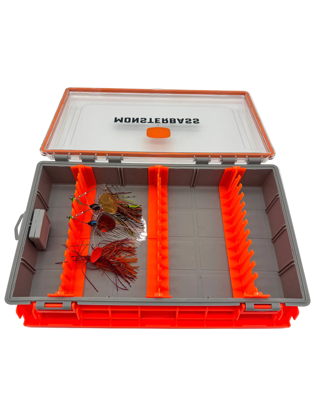 MONSTERBASS Vault 3600 Waterproof Tackle Box Charity Donation Bass