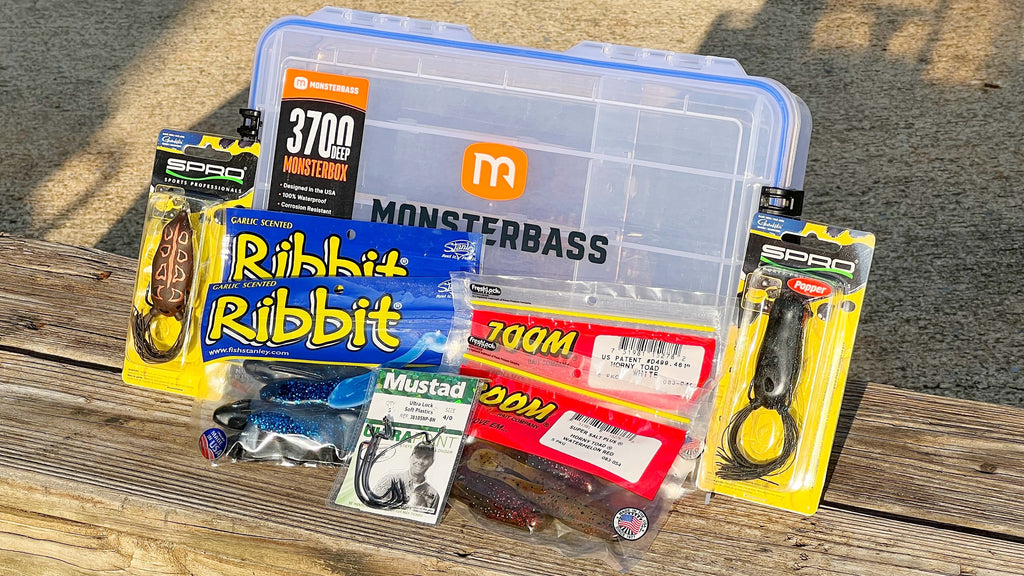 MONSTERBASS Ultimate Frog Toad Box Curated by Shaye Baker Bass Tackle