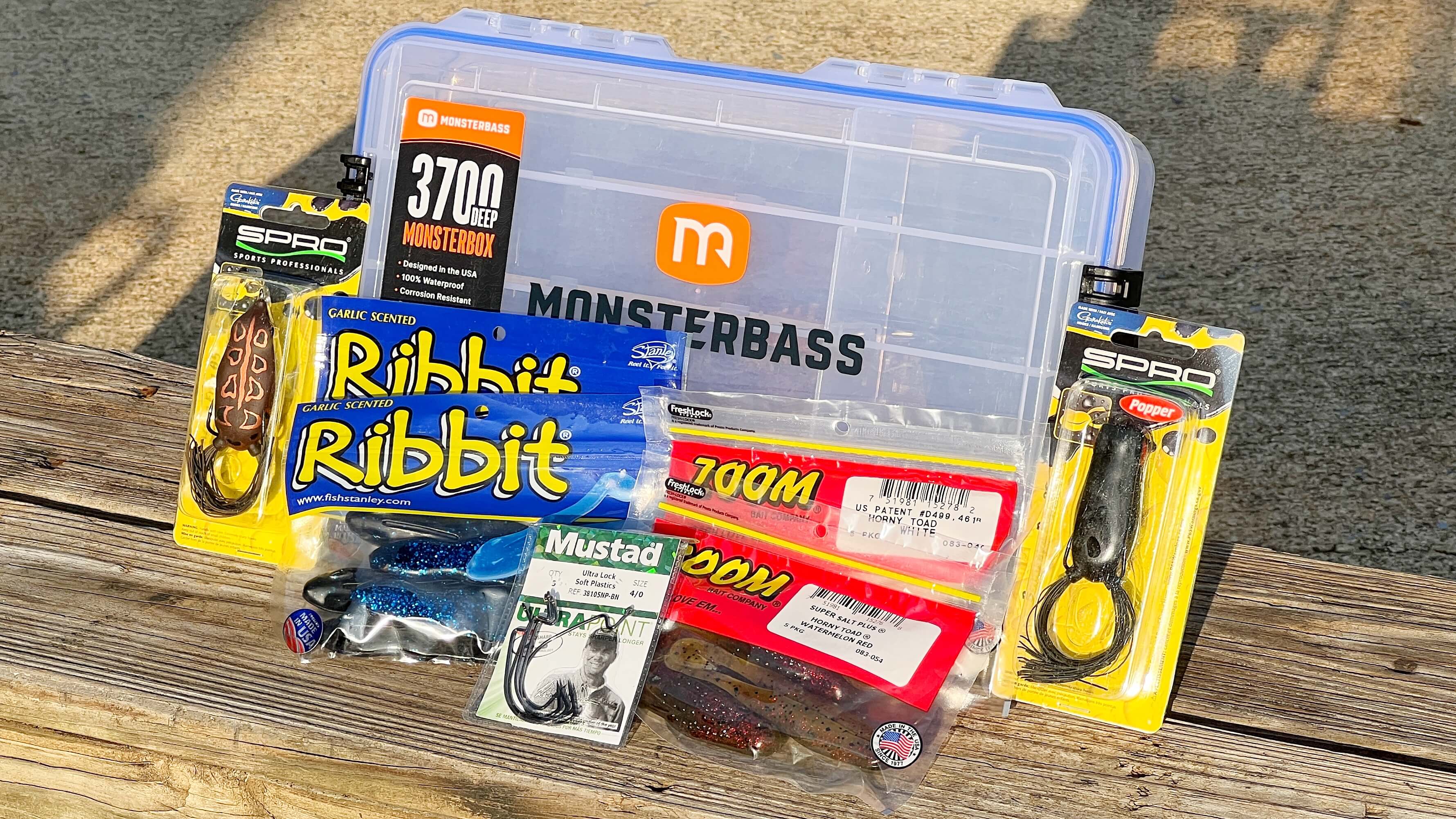 MONSTERBASS Ultimate Frog Toad Box Curated by Shaye Baker Bass Tackle