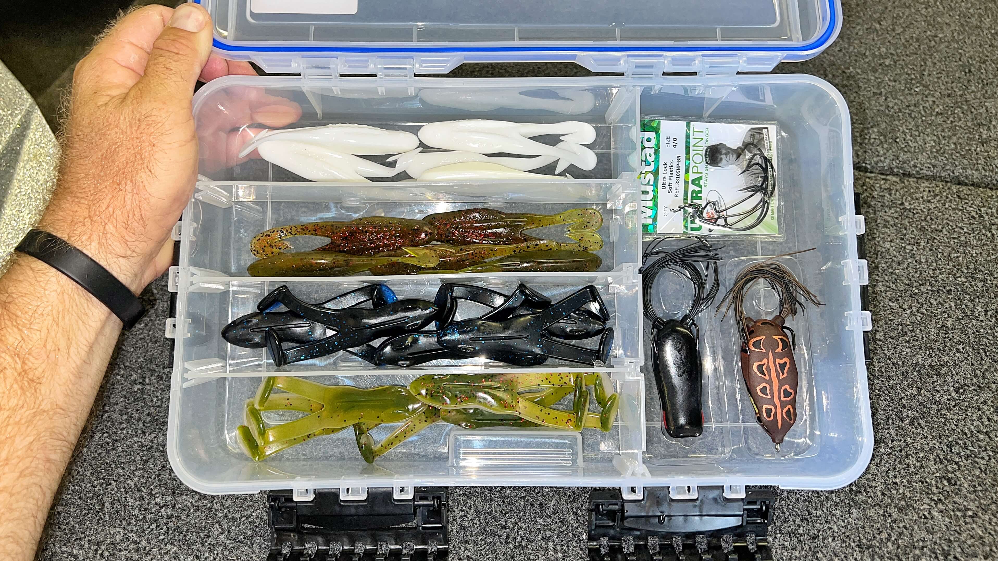 MONSTERBASS Ultimate Frog Toad Box Curated by Shaye Baker Bass Tackle