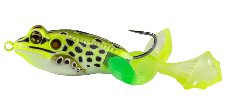 LIVETARGET Ultimate Frog ABS Body TPE Legs Topwater Bass Pike Lure
