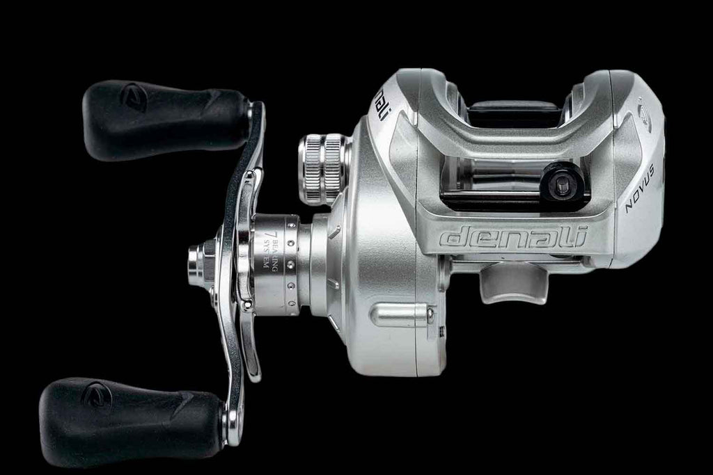 Denali Novus Baitcasting Reel 7+1 BB Aluminum Frame 13.2lb Drag 6.2 7.3 8.1:1