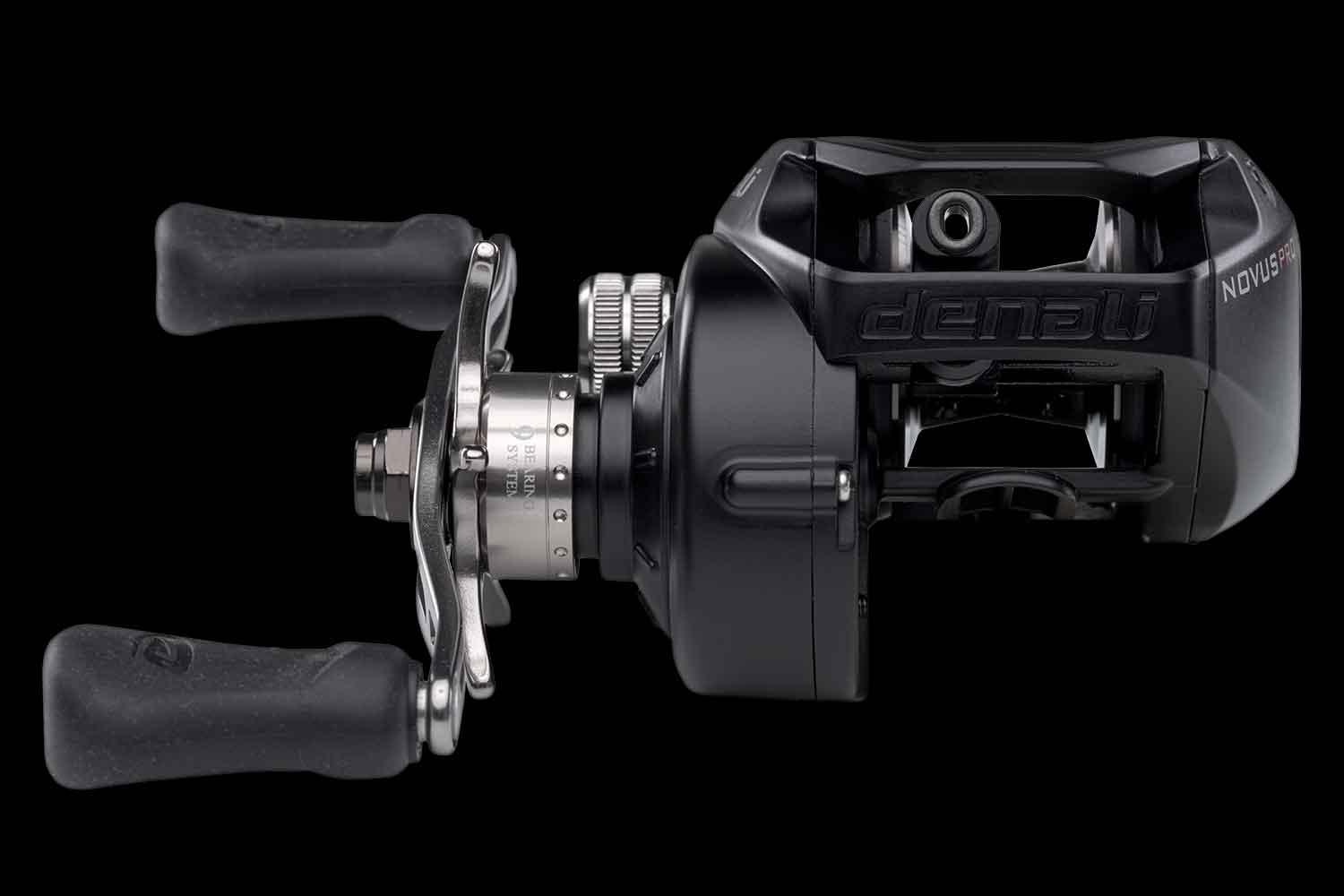 Denali Novus Pro Baitcasting Reel 9+1 BB 15.4lb Drag Aluminum Frame 7.3 8.1:1