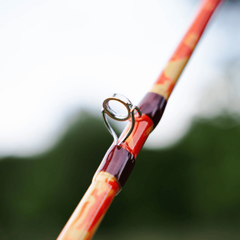 Catfish Pro Orange Dragon Fire 7'6" Glow-in-the-Dark Casting Rod