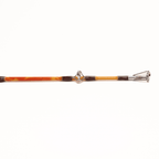 Catfish Pro Orange Dragon Fire 7'6" Glow-in-The-Dark Spinning Rod