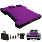 Dikasun 5.5-6.5ft Truck Bed Air Mattress Purple PVC Flocking Camping
