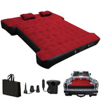 Dikasun 5.5-6.5ft Truck Bed Air Mattress Red PVC Flocking Camping
