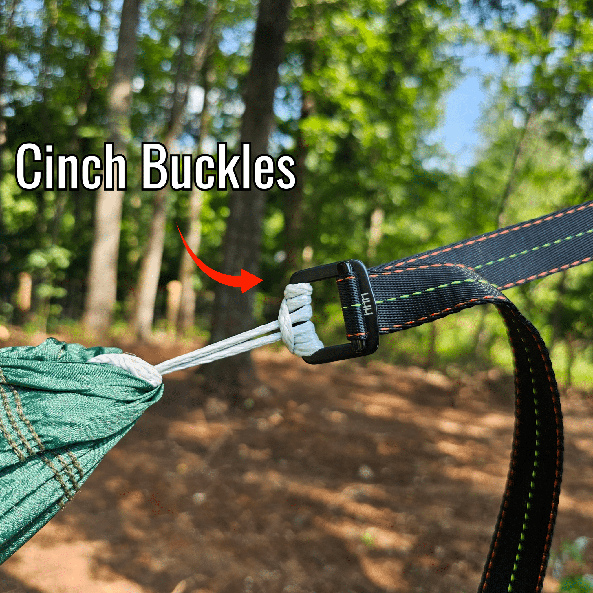 REM Hammock 11ft with Integrated Bug Net, Straps, Ridgeline, and Organizer
