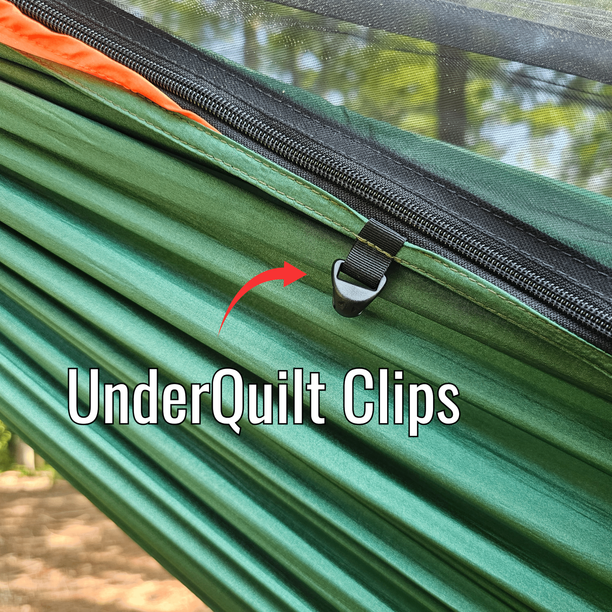 REM Hammock 11ft with Integrated Bug Net, Straps, Ridgeline, and Organizer