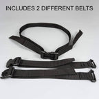 Hilltop Packs Dyneema Roll Top Fanny Pack Ultralight Backpacking Hiking Black