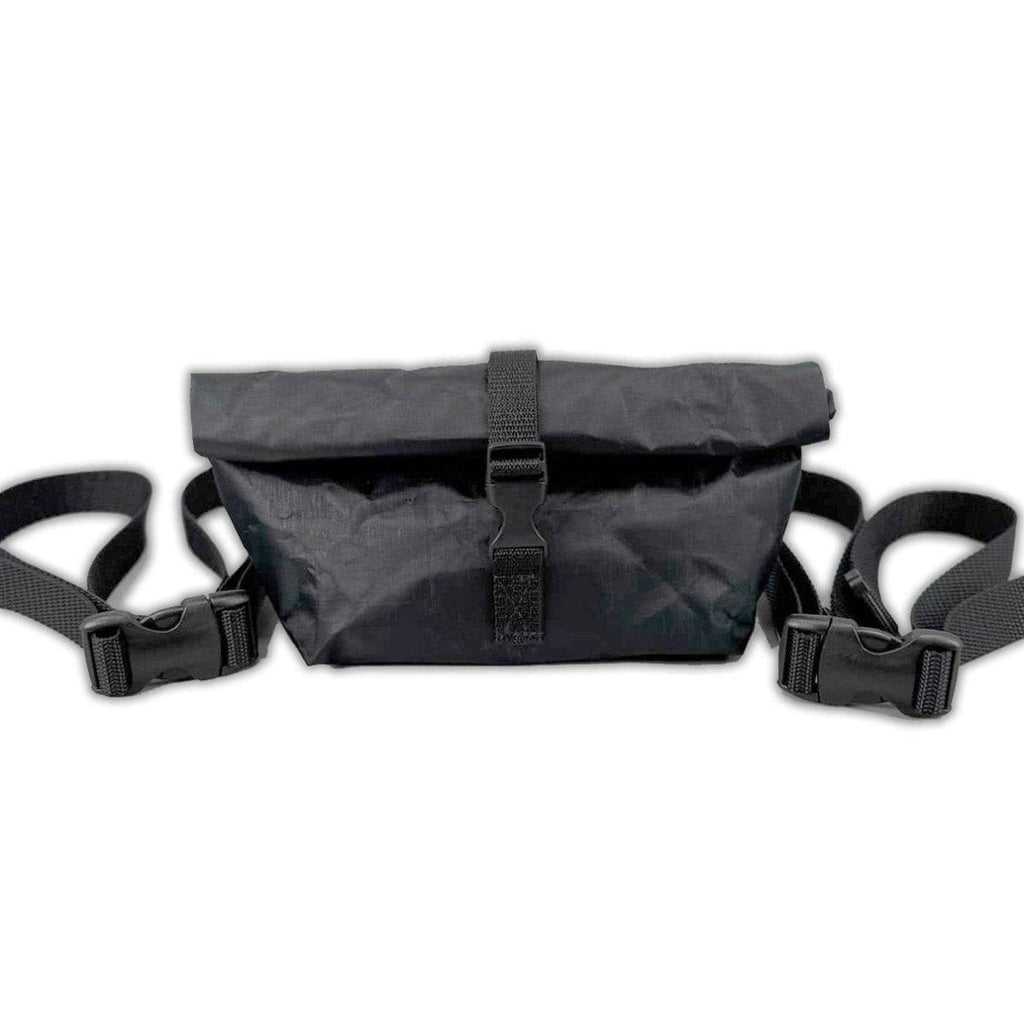 Hilltop Packs Dyneema Roll Top Fanny Pack Ultralight Backpacking Hiking Black
