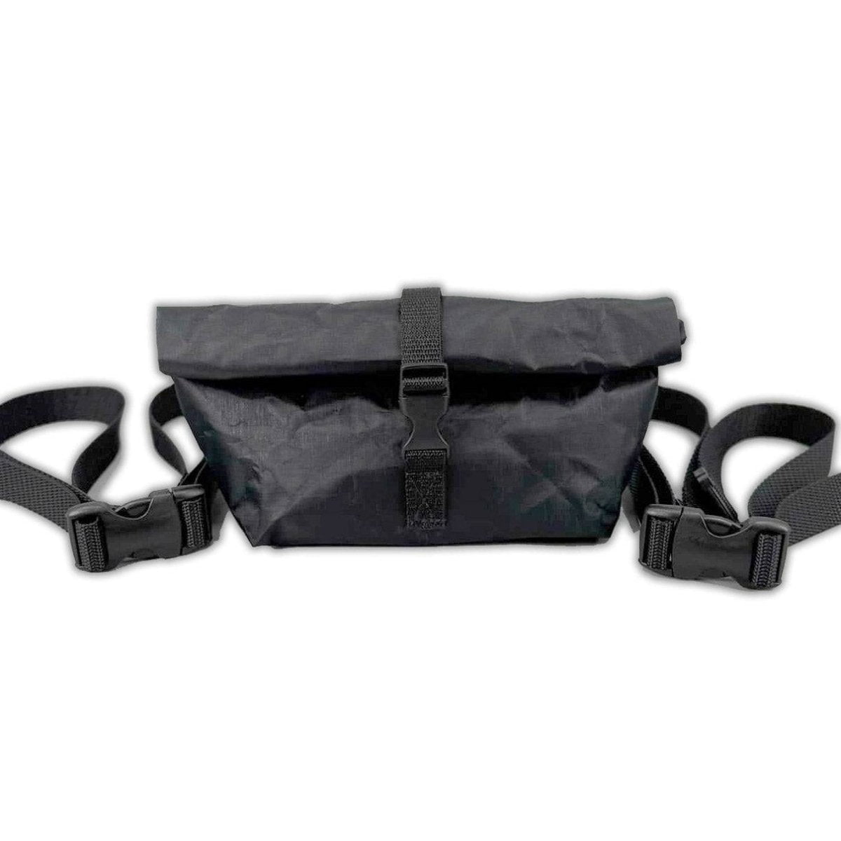 Hilltop Packs Dyneema Roll Top Fanny Pack Ultralight Backpacking Hiking Black