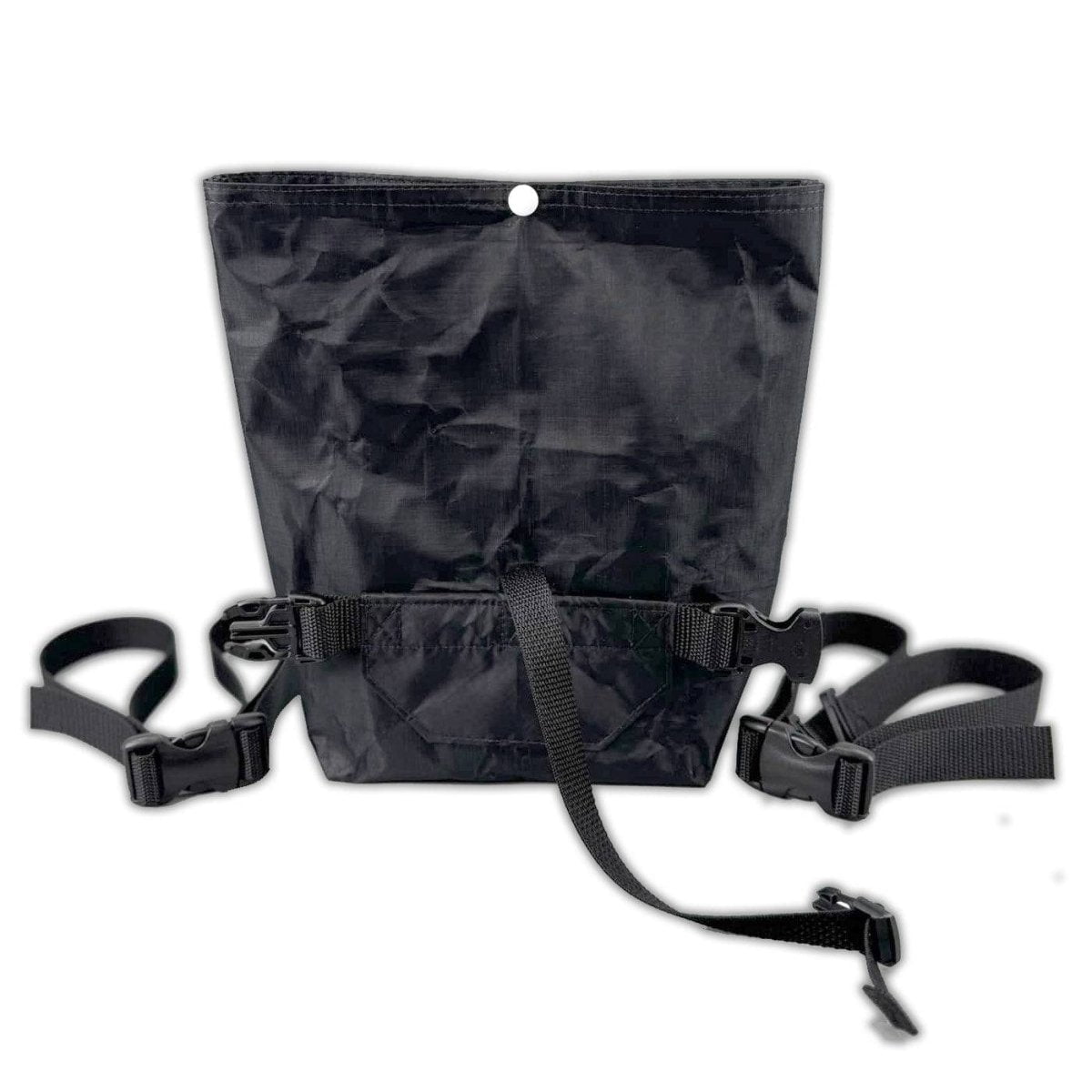 Hilltop Packs Dyneema Roll Top Fanny Pack Ultralight Backpacking Hiking Black