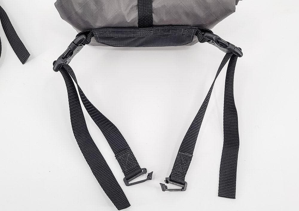 Hilltop Packs Roll Top Fanny Pack ECOPAK Ultralight Backpacking Hiking Recycled