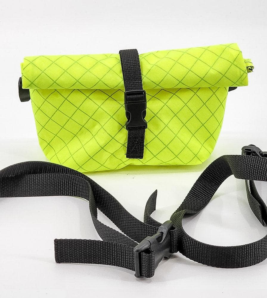 Hilltop Packs Roll Top Fanny Pack ECOPAK Ultralight Backpacking Hiking Recycled