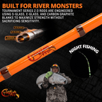Catfish Pro Tournament Series 2.0 7'6" Glow Spinning Rod