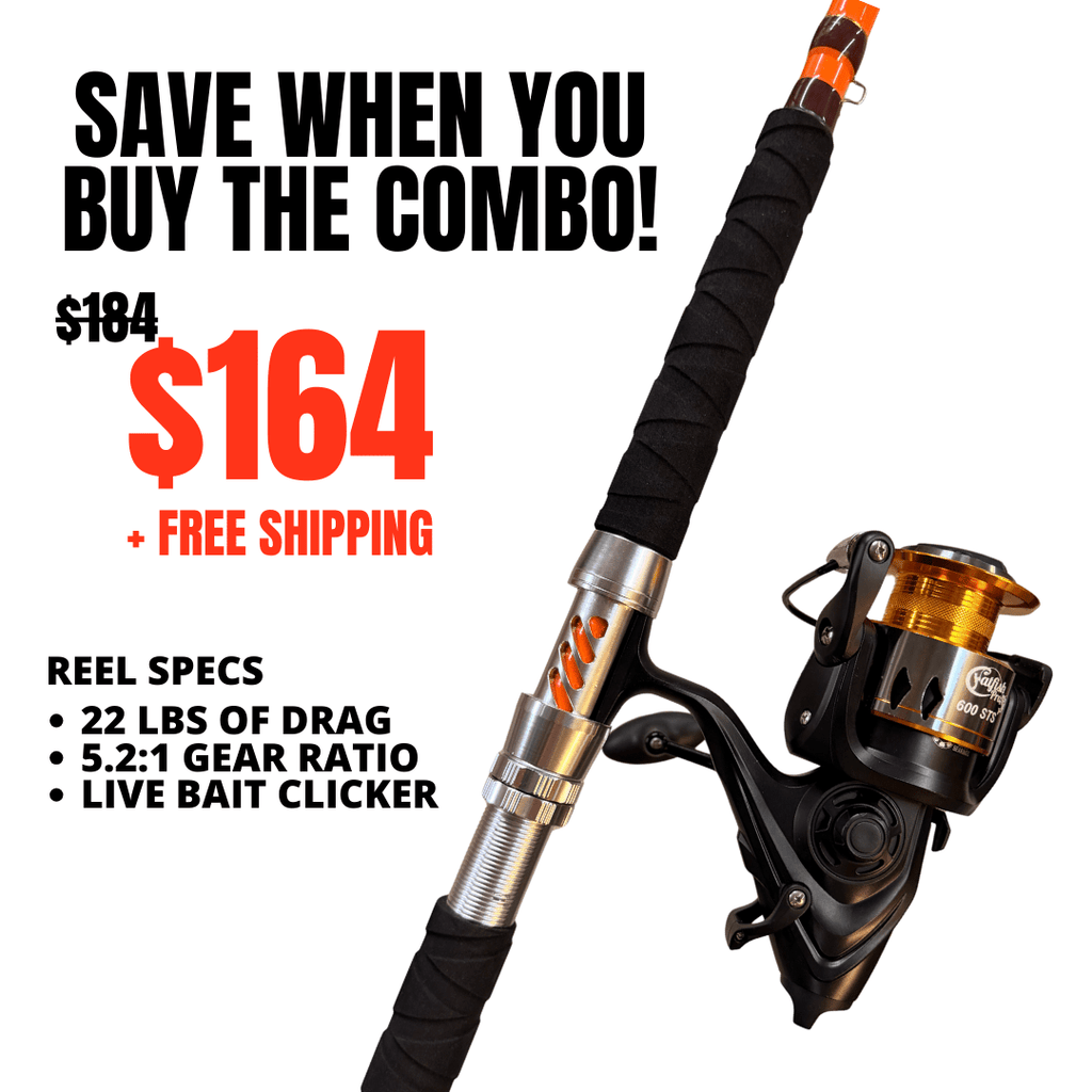 Catfish Pro Tournament Series 2.0 7'6" Glow Spinning Rod