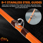 Catfish Pro Tournament Series 2.0 7'6" Glow Spinning Rod