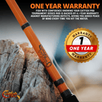 Catfish Pro 7'6" Tournament Casting Rod One-Piece with Glow-in-the-Dark Tip