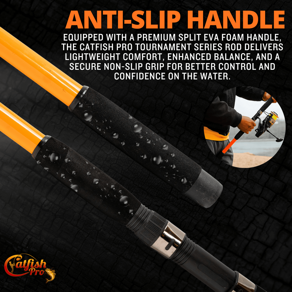 Catfish Pro Tournament Series 7'6" Spinning Rod Glow Tip