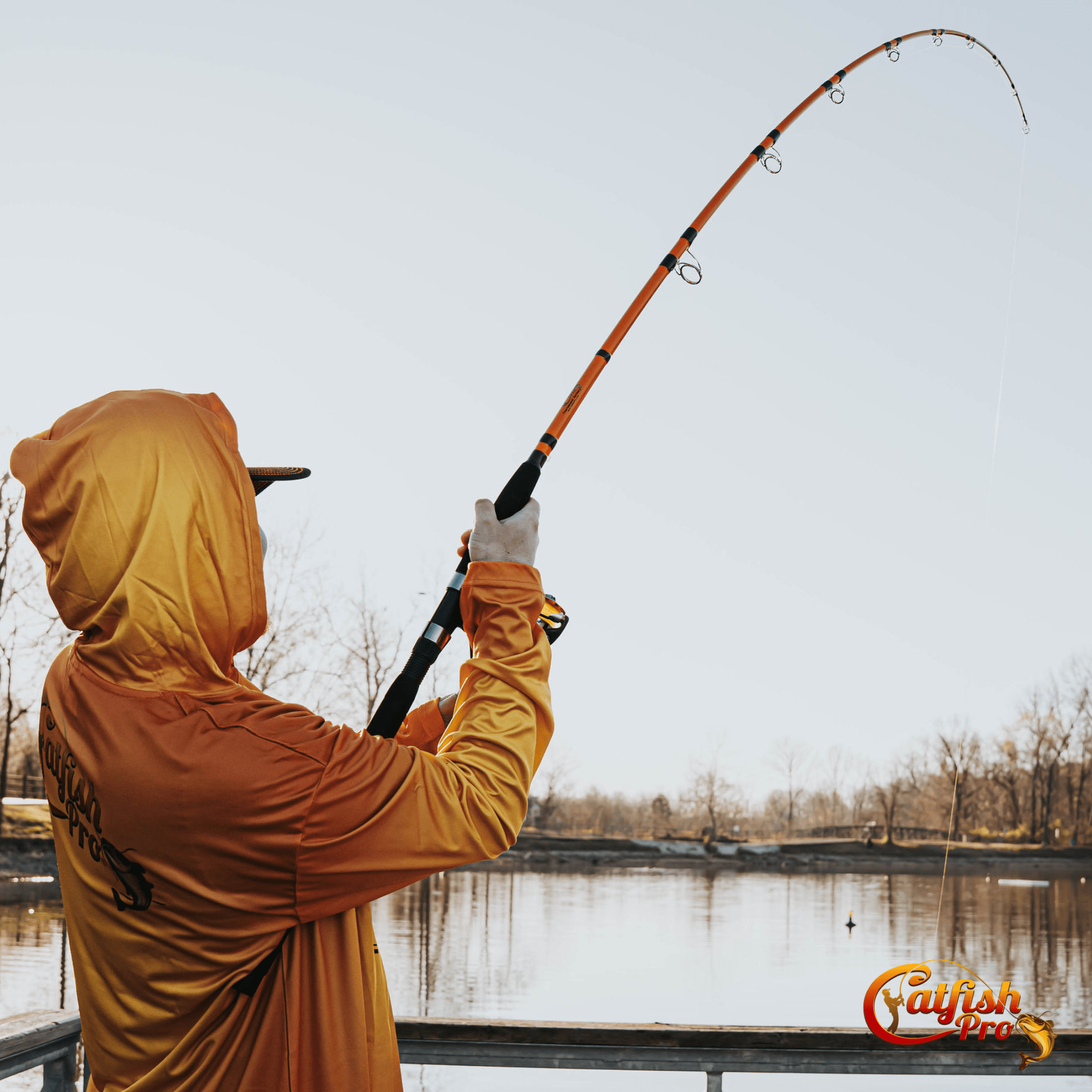 Catfish Pro Tournament Series 7'6" Spinning Rod Glow Tip