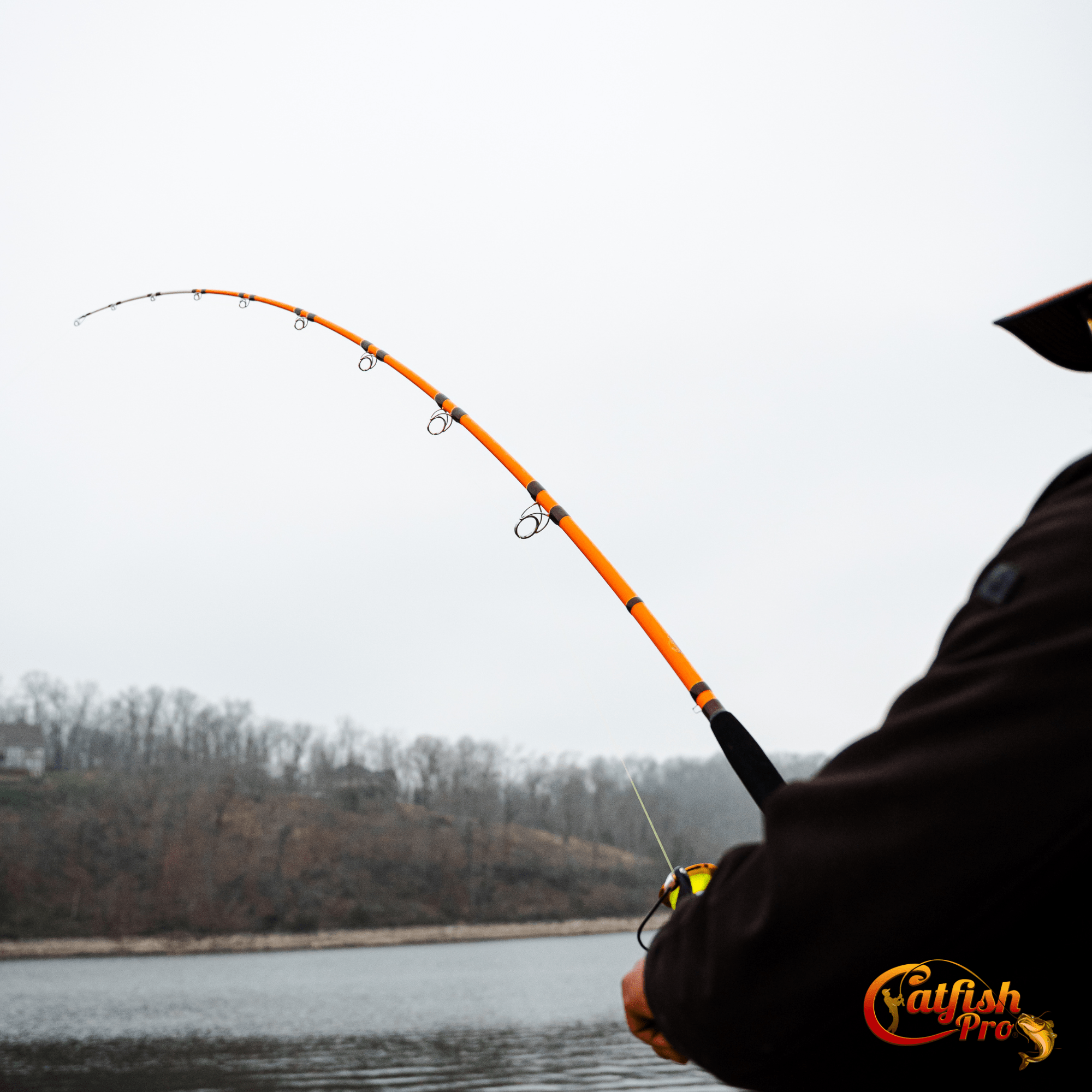 Catfish Pro Tournament Series 7'6" Spinning Rod Glow Tip