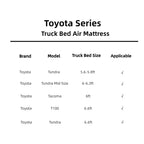 Dikasun Toyota Truck Bed Air Mattress 5.5-5.8ft/6-6.5ft PVC Camping