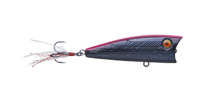 Vicious V-Pop 80 Topwater Popper Abrasive Texture Reaction Bass Lure
