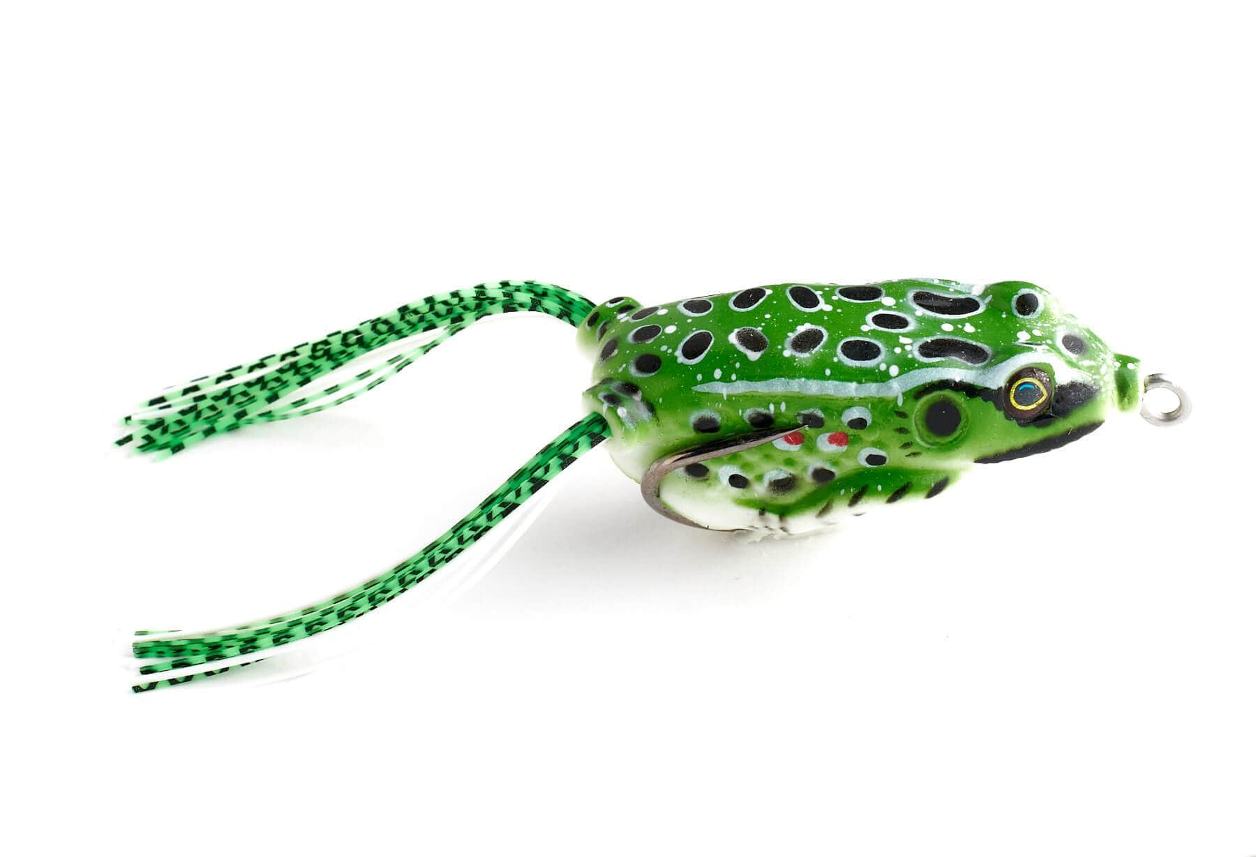 Vicious Pad Runner Hollow Body Frog 4-Pack Topwater Bass Mat Fishing