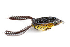 Vicious Pad Runner Hollow Body Frog 4-Pack Topwater Bass Mat Fishing