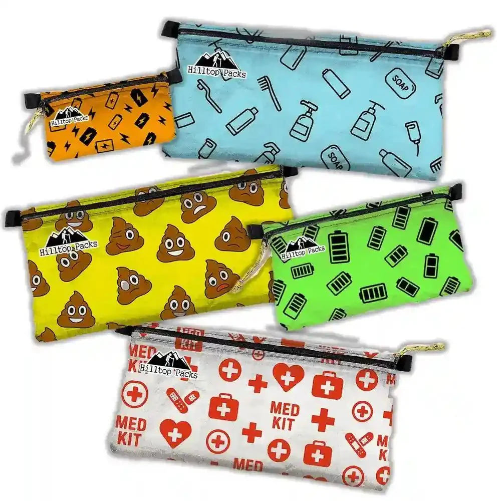 Hilltop Packs Zipper Pouch New Patterns D50T Ultralight USA