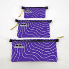 Hilltop Packs Zipper Pouch Topo Pattern D50T Ultralight USA