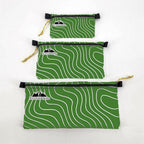 Hilltop Packs Zipper Pouch Topo Pattern D50T Ultralight USA