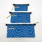 Hilltop Packs Zipper Pouch Topo Pattern D50T Ultralight USA