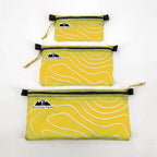 Hilltop Packs Zipper Pouch Topo Pattern D50T Ultralight USA